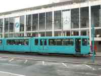 Blue streetcar