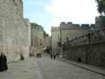 Street inside castle grounds