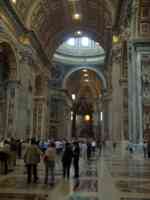 Inside Saint Peter's Basilica