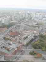 View of oldest part of Berlin from television tower