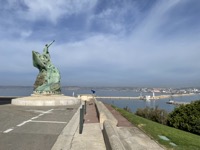 View from Jardin du Pharo