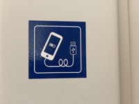 USB power on tram