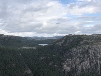 From the Preikestolen hike