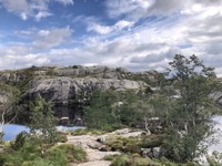 From the Preikestolen hike