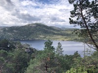 From the Preikestolen hike