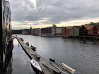 Buildings on Nidelva river