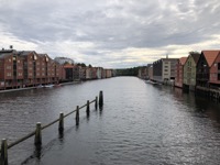 Buildings on Nidelva river