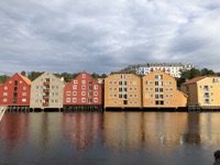 Buildings on Nidelva river