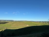 Green fields and hills